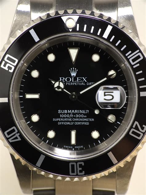 2004 rolex submariner 16610